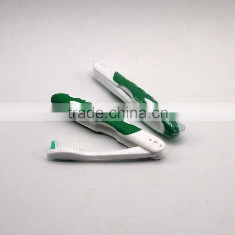 Yangzhou oral health products dental folding hot selling travel toothbrush