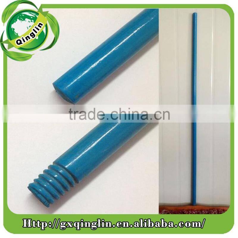 smooth varnishing wooden broom handles/painted wooden broom stick