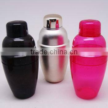 230ML PS Customized LOGO Plastic Cocktail Shaker