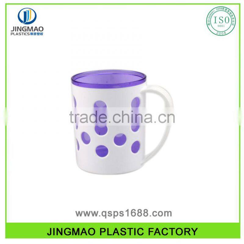 Promotional PS Double Layers Hard Plastic Cup