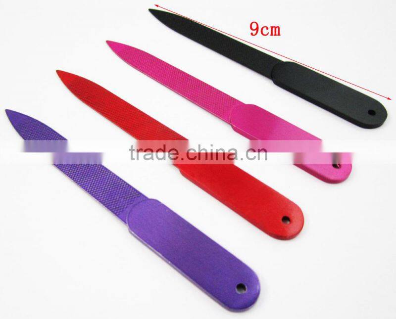 Personal Care Metal Colorful Nail File Gift