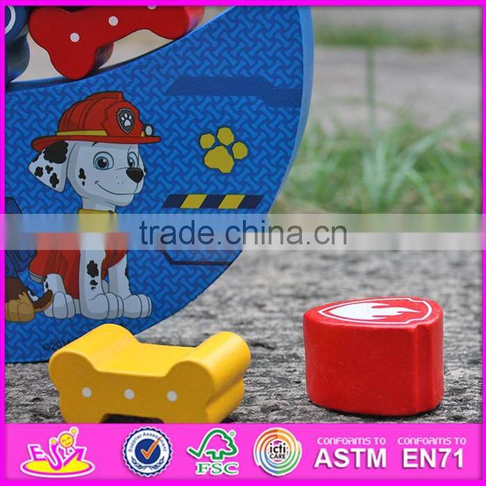 2016 new design educational wooden balance toys for toddlers W11F068