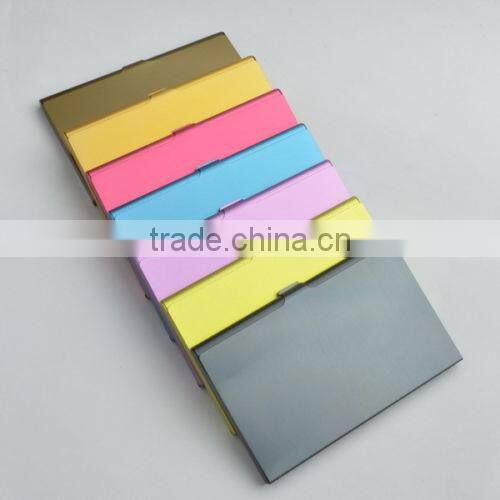 New Aluminum Business Name Case Card Holder