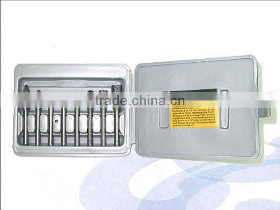 8PC carbide rotary burr cutter with blow molded cases Power Tool