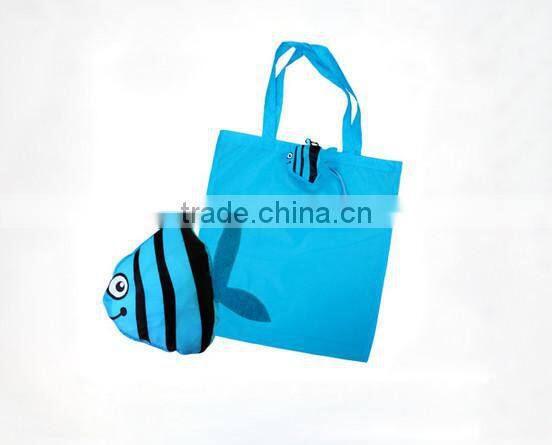 Cute Nemo Fish polyester foldable grocery shopping bag