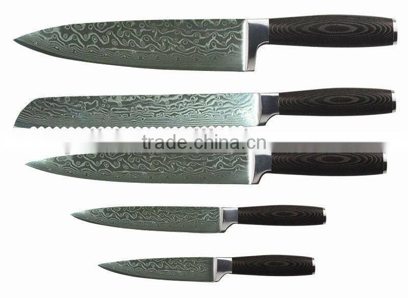 67 layers 440c japanese steel damascus knife