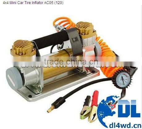 4x4 car mini air compressor 12v mini oilless air compressor