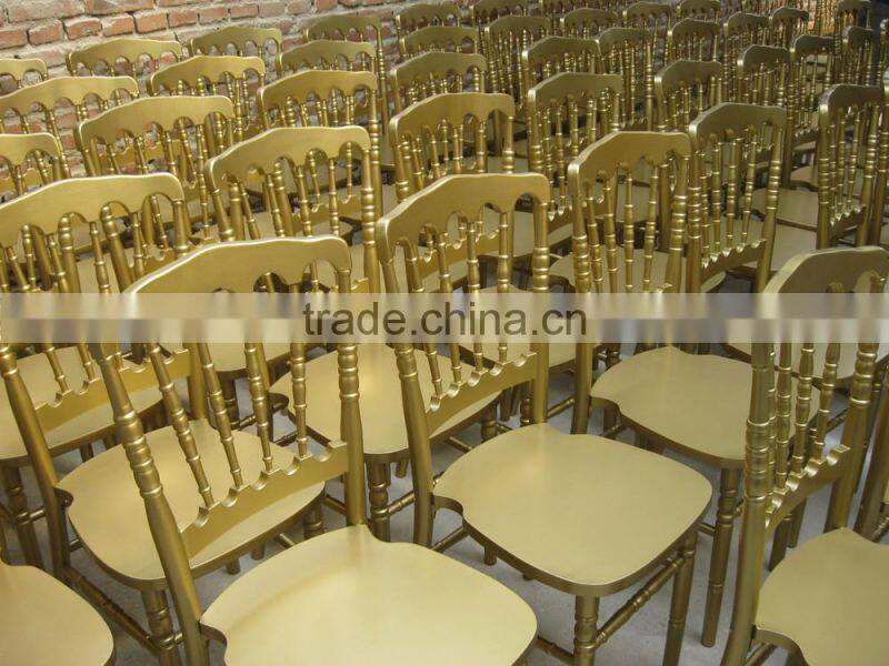 crystal napoleon chair for wedding party rental