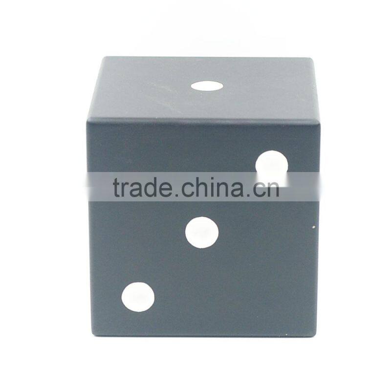 2017 Everyday 6-1/8''x6-1/8''x6-1/8'' Handmade Carved Dice Shape Wooden Box