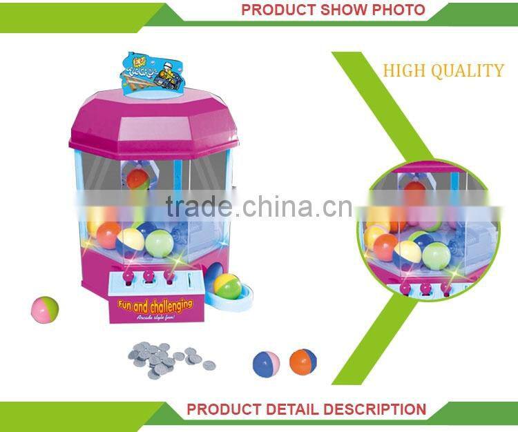 High quality plastic battery operated coin exchange machine toy