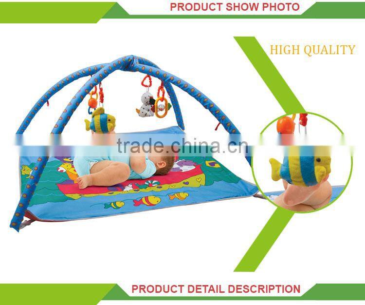 Wholesale cartoon funny toys soft baby play mat for kids