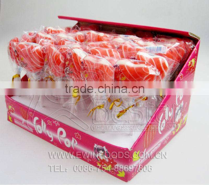 Pink Hello Kitty Cat Shape Lollipop