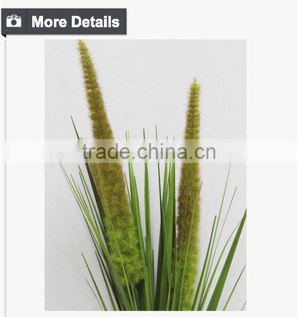 Three heads fox tails accessory preserved grass grass bush decorative indoor plants