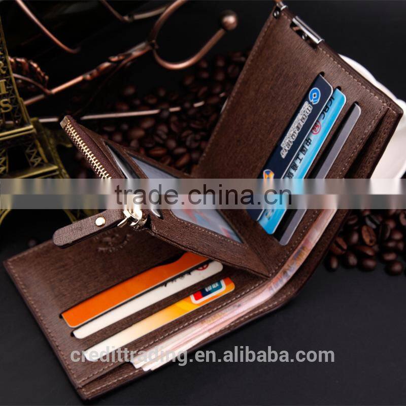 high quality leather money clip or man travel wallet