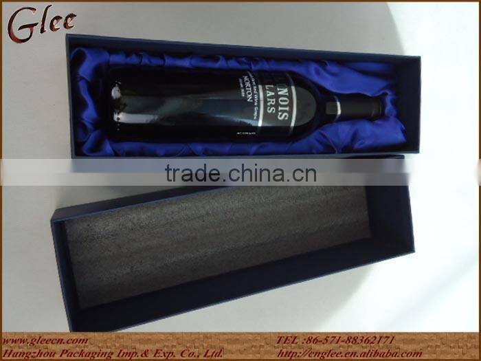 Single bottle cardboard wine glass box