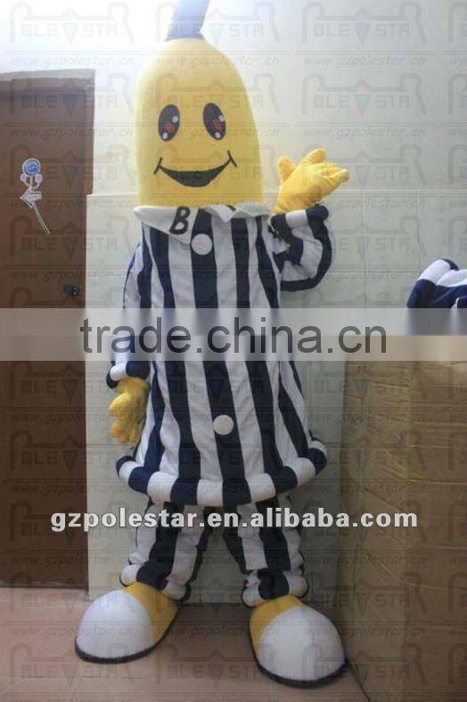 NO.1820 cartoon banana mascot costume
