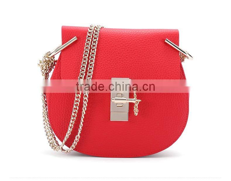 2016 new ladies fashion leather bag
