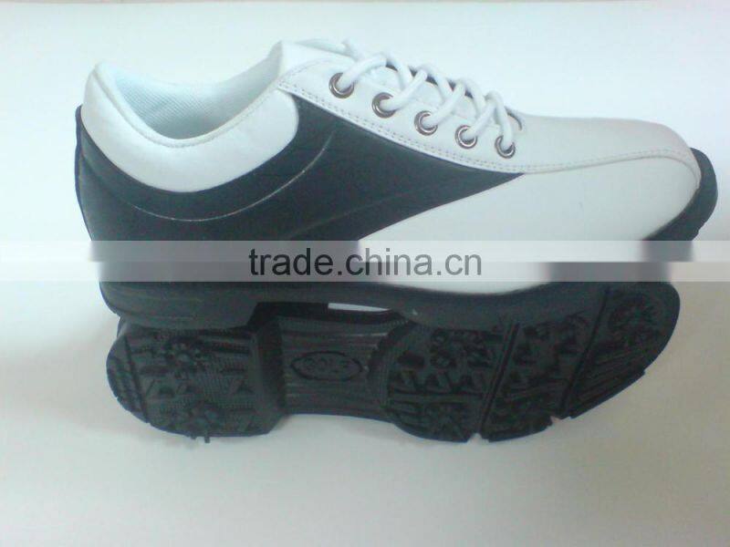 high top brand golf shoes with spike use rubber and genuine leather for men and women business sports
