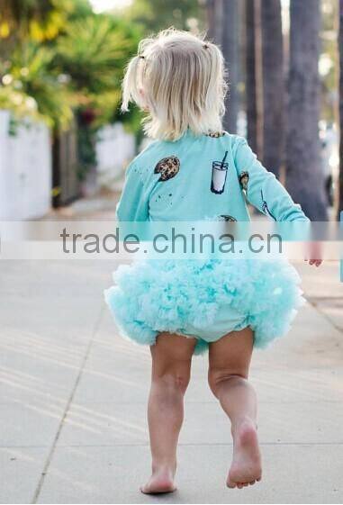 Fashion newborn baby wear party super soft fulffy girls pettiskirt