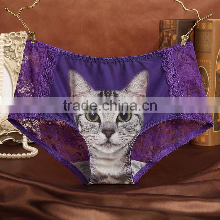 Women sexy cat underwear panties from china