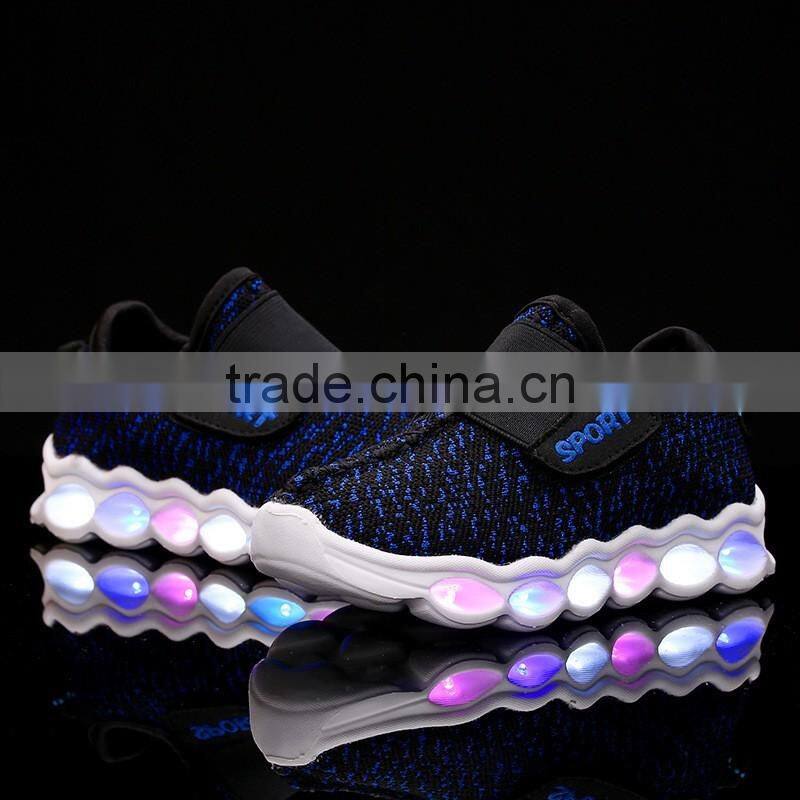 7 color light up flashing led children sneakers wholesale