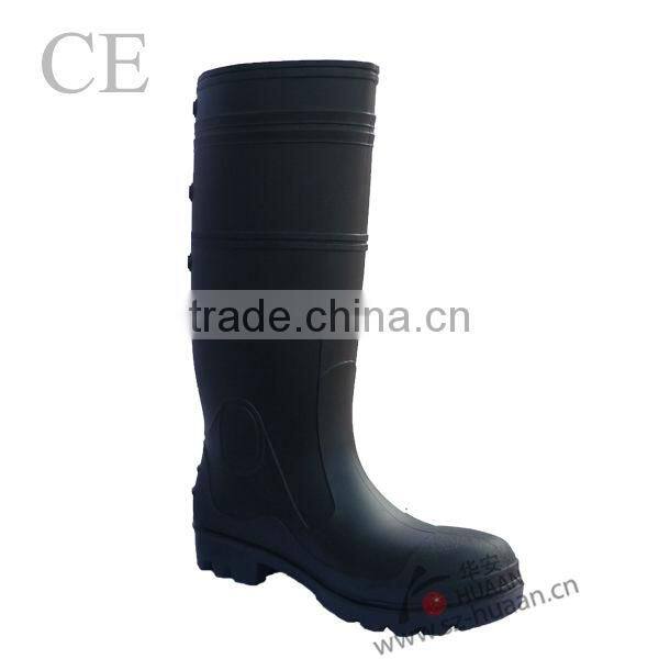 popular yellow/black fishmen PVC safety boot CE