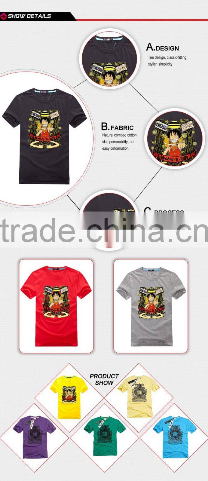 Factory direct wholesale t-shirt doraemon t-shirt printing in china