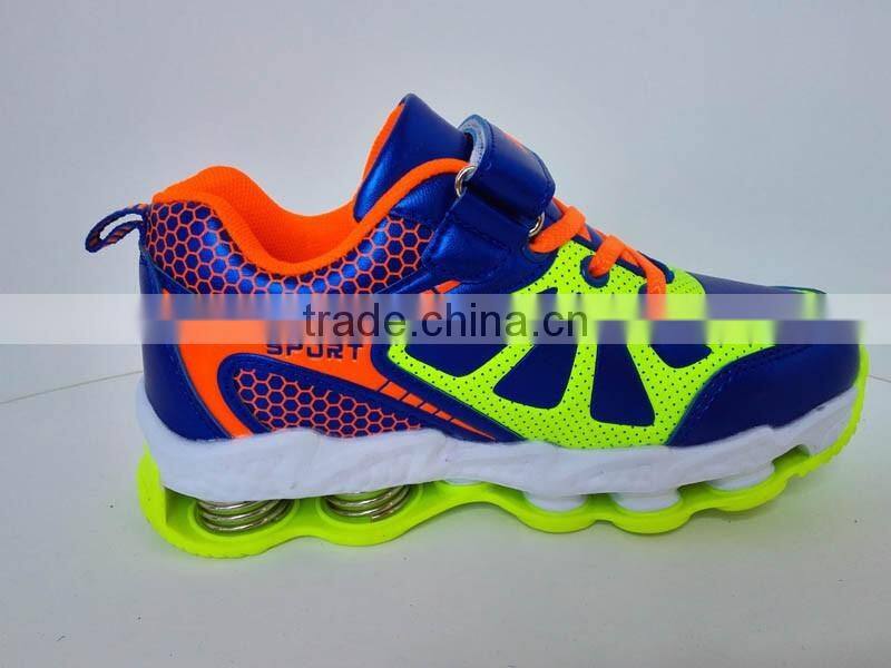 Fashionable sports sneakers kid shoes for school with china shoe factory low price