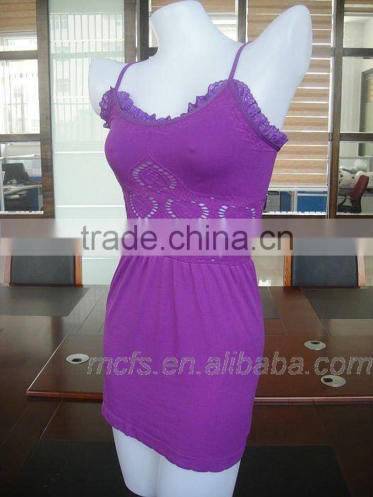 Seamless 2012 women's fashion tops sexy lingerie