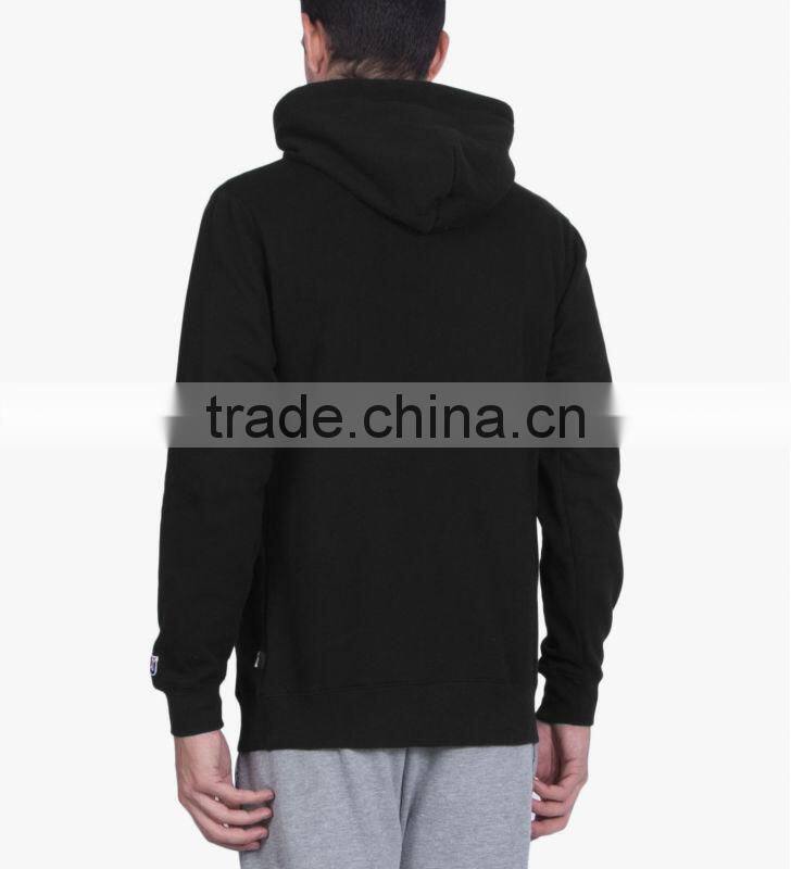 Men's fashion sports plain 100% polyester quality plain hoodies