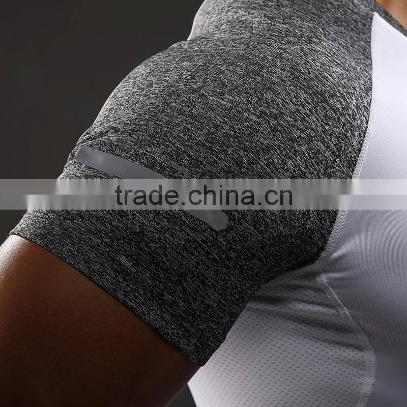 Custom Yoga Sports Wear Training Round Neck PlainT-Shirt For Men Fitness T Shirt