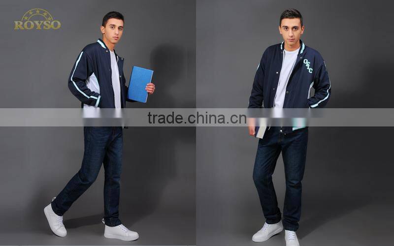 Customize Custom Made Youth Size Cheap American College Letterman Varsity Baseball High School Uniforms Men Winter Bomber Jacket