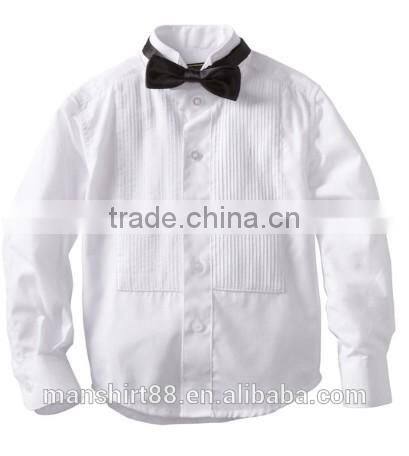 2016 American Exchange Little Boys' Little Tuxedo Shirt with Bowtie