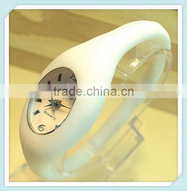 High quality hot sale waterproof quartz ion silicone watch+Negative ion sport watch