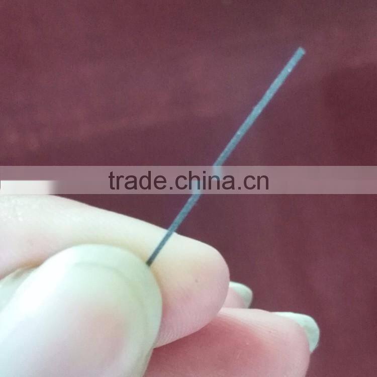 Double sides 1.0mm stitch glass beads reflective thread at the edge of webbing