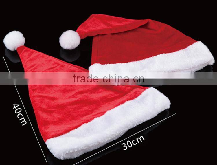 High Quality Velvet Santa Claus Christmas Hat