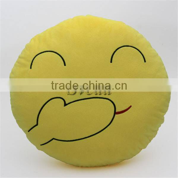 QUITE Hot selling Emoji Pillows Wholesale Plush Emoji Pillows Promotion plush emoji pillow