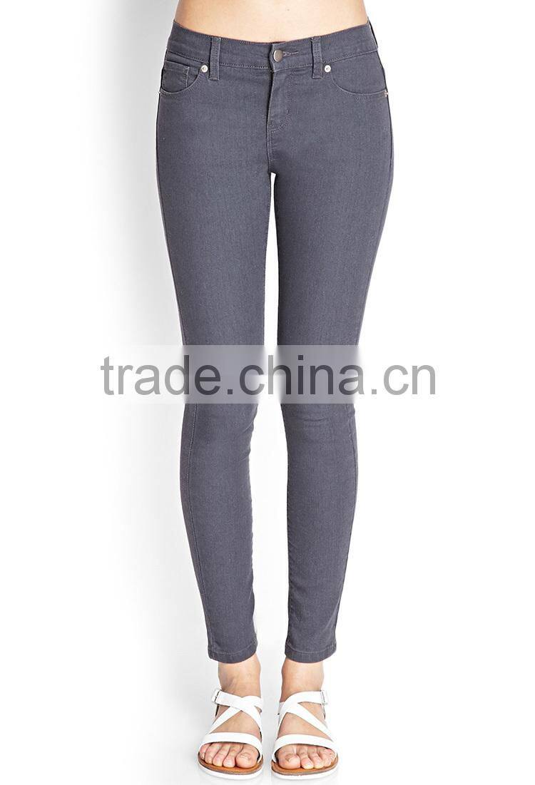 hot selling custom woman denim jeans made in china classic wash skinny denim jeans wholesale ladies jeans top design