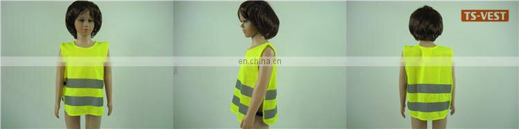 Wholesale high visibility reflective purple pink blue yellow child safety vest