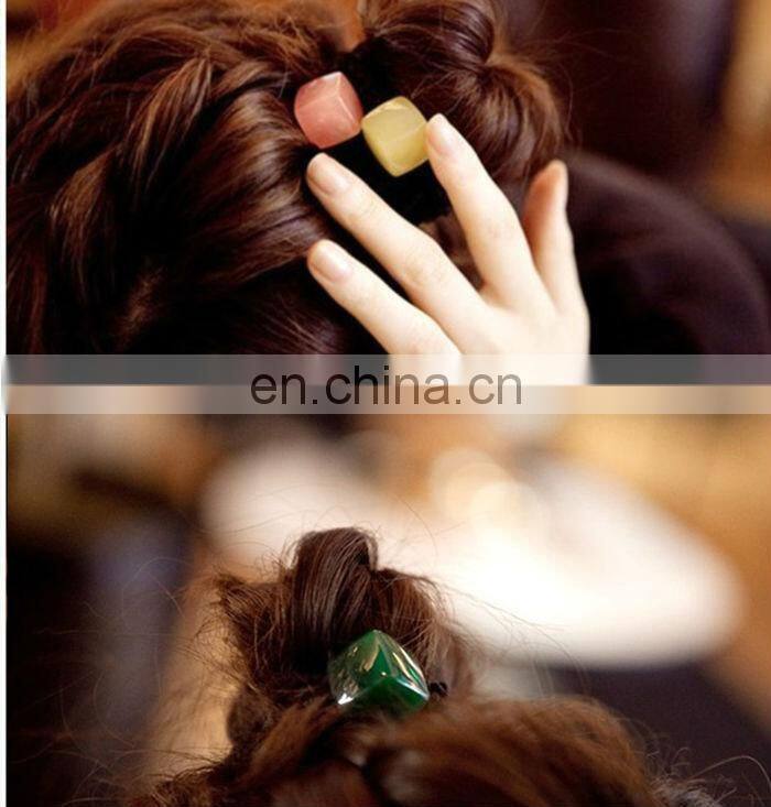 Lovely Square Ball Hair Holders for Girls