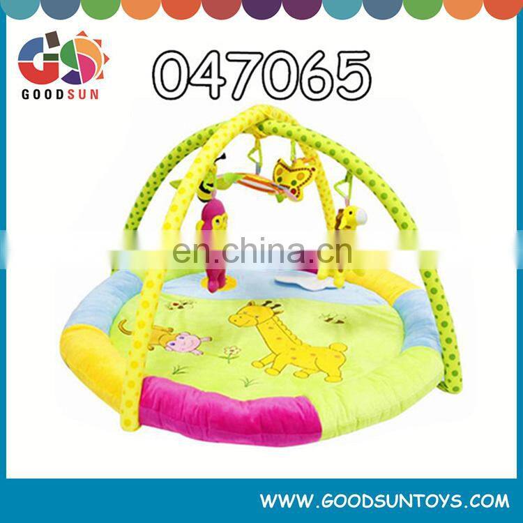 EN71 educational kids toy baby activity play gym mat cheap cute LOW MOQ padded baby play floor mat