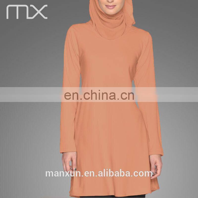 Turkish Islamic Clothing Blouse Muslim Women Prayer Abaya Dress