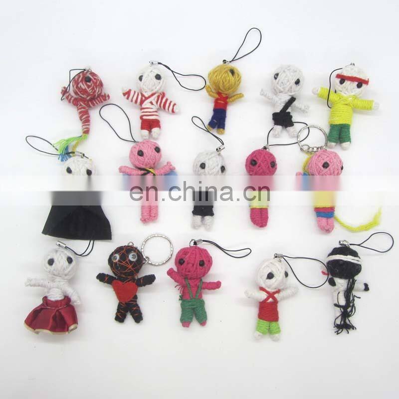 2017 Creative Emoji Voodoo Dolls Key Ring For Halloween
