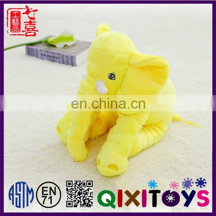 2017 New high quality cheap elephant soft plush toys wholesale custom made color and size