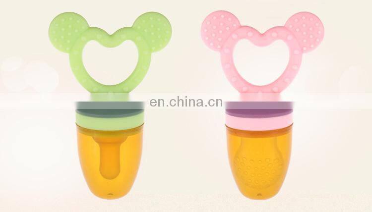 Hot selling creative fashion cute baby fruit vegetable feeder
