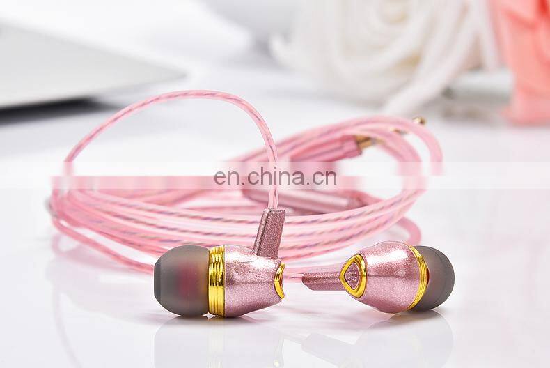 New 3.5mm perfume Earphones Headset Hands-free Microphone for Cell Phone Accessories