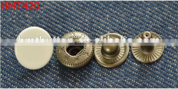 fastener snap metal button for clothing