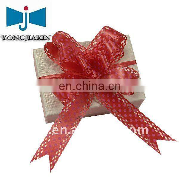 yellow pp pull bow for Christmas card decoration
