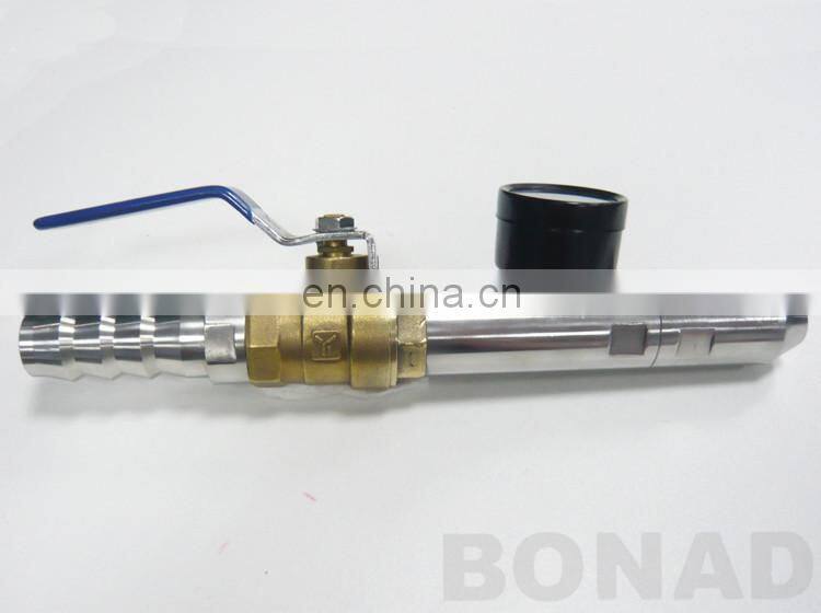 IP waterproof Test Equipment IPX5 and IPX6 Jet Nozzle with pressure gauge