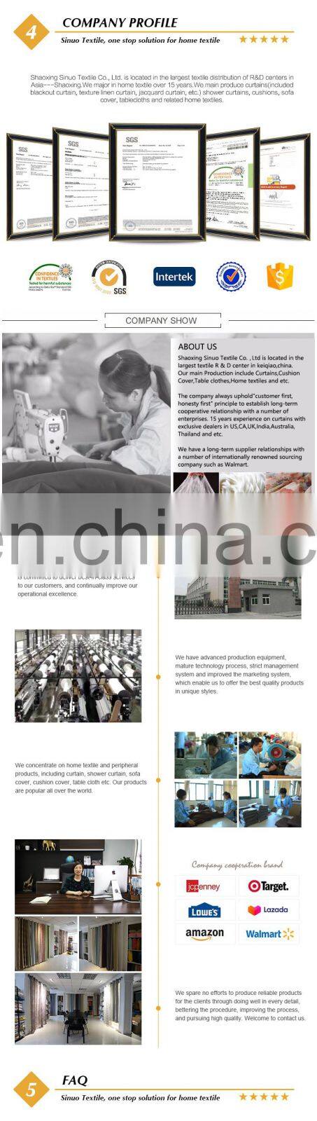 Plaid Blackout Curtain For Living room Faux linen Curtains for Bedroom Rideaux Window Customized